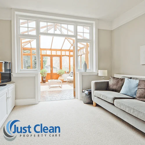 Traditional glazed conservatory adjoining a house