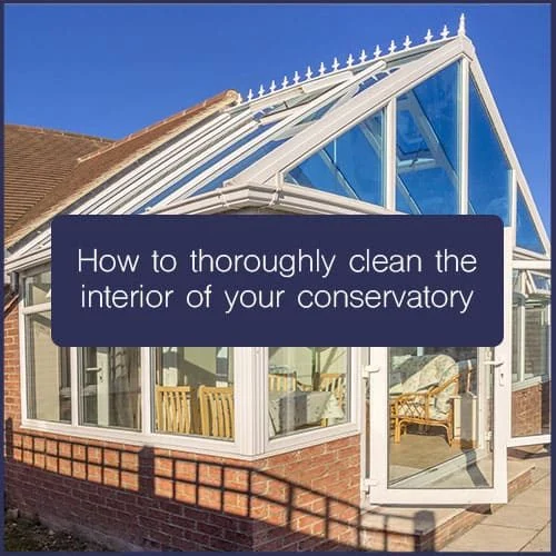 Traditional glazed conservatory adjoining a house