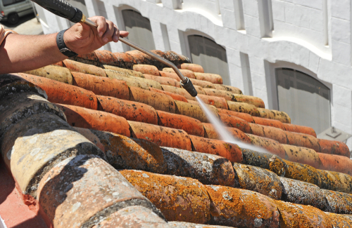 Roof Cleaning Services to Remove Moss from Moss-Covered Roofs