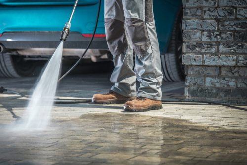 How To Pressure Clean A Stained Driveway