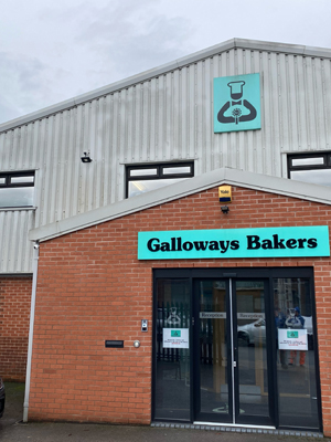 Galloways Bakers cladding before being cleaned