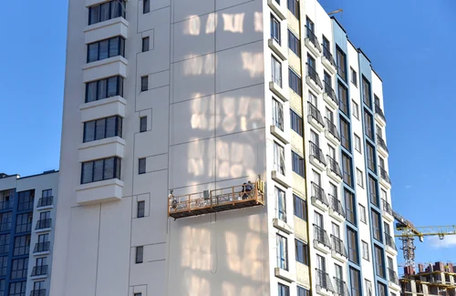 Modern multi-storey building exterior