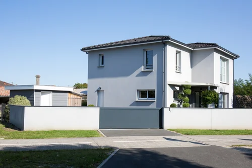 Rendered exterior of a detached house