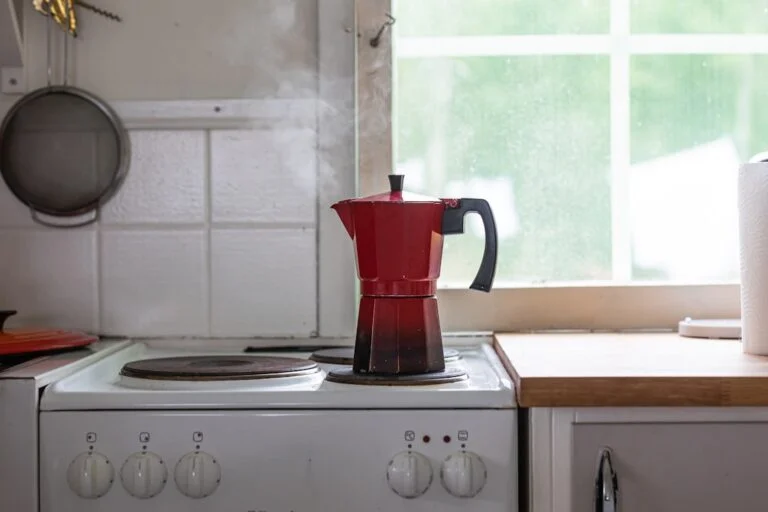 Kitchen worktop and window