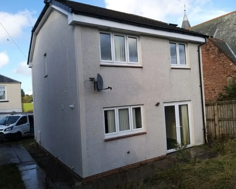 Rendered exterior of a detached house